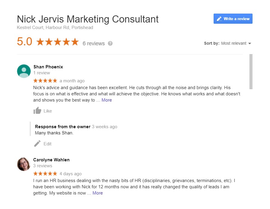 Nick Jervis Reviews