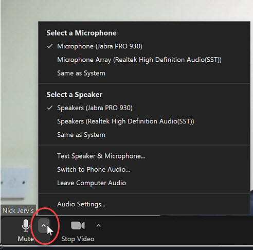 why is my audio not working on zoom