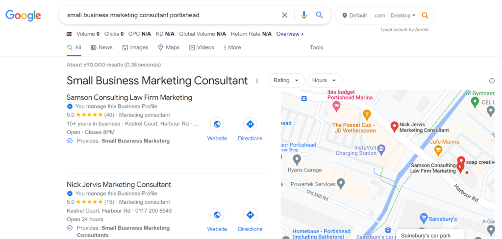 how to grow my business on google for free