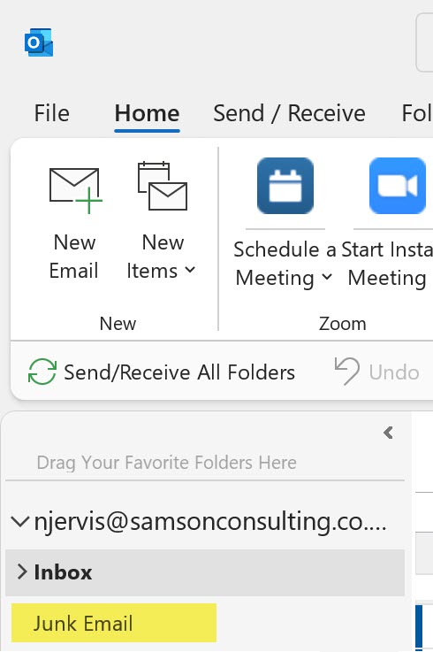 Stop Emails Going Into Junk Outlook