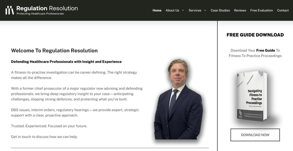 regulation resolution website design