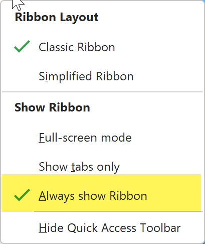 outlook next email arrow missing